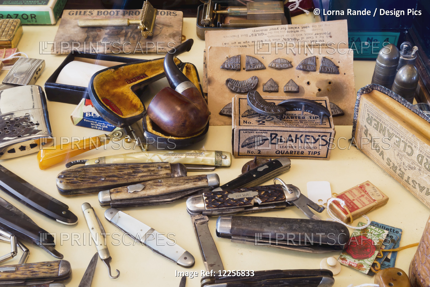 Various Vintage Items In Kilby General Store Museum At Kilby Historic Site; ...