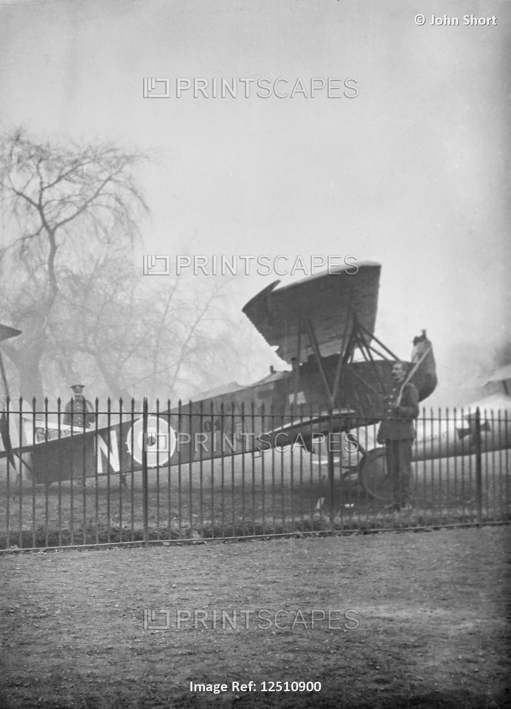 Magic lantern slide  WW1, 1914-1918, World war one images. British aircraft ...