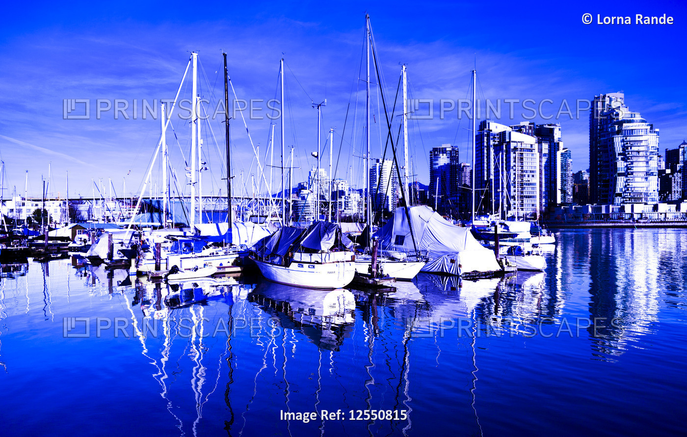 Boats in the water, Vancouver BC