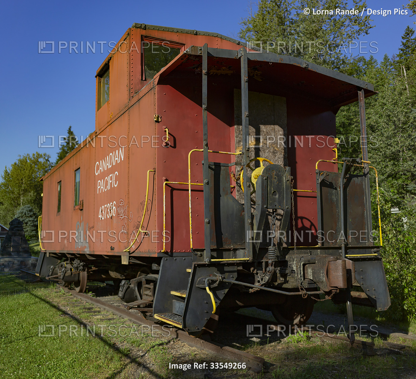 'Last Spike', the Canadian Pacific Railway monument site at Eagle Pass, BC, ...