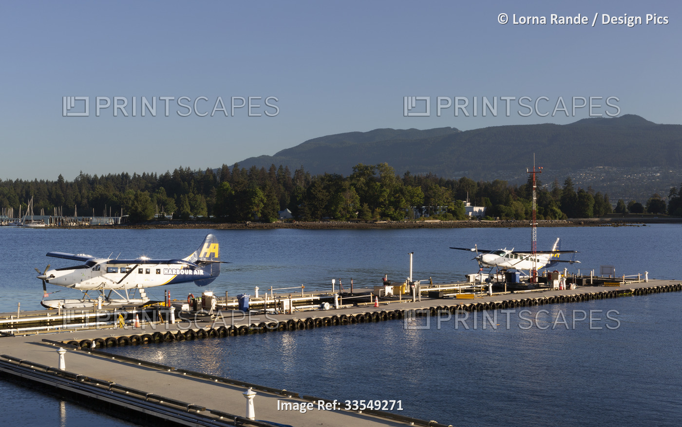 Floatplane harbour; Vancouver, British Columbia, Canada